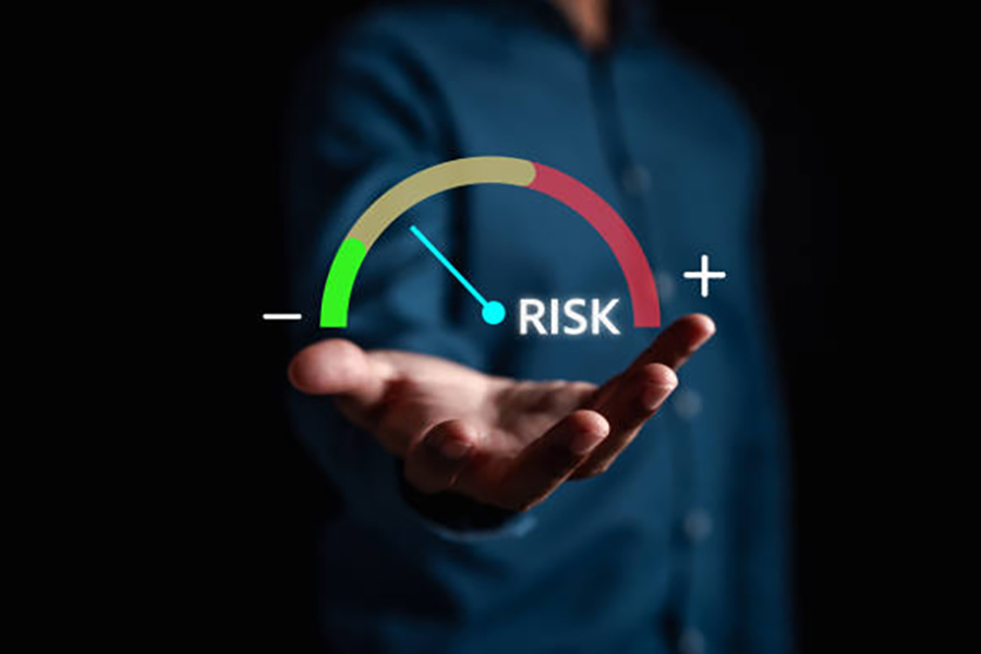low to high risk scale image